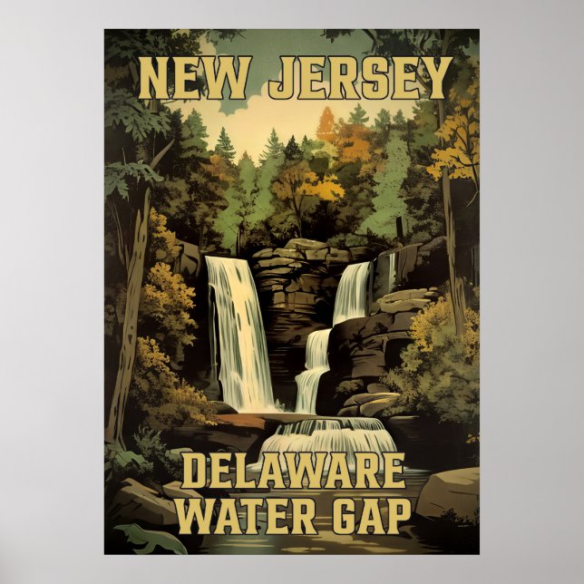 New Jersey Delaware water gap 02 Poster (Front)