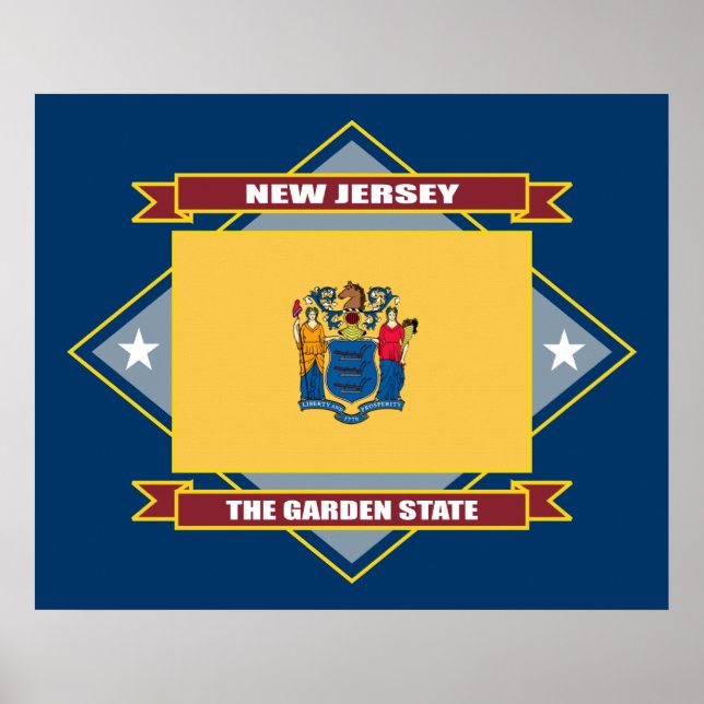 New Jersey Diamond Poster (Front)