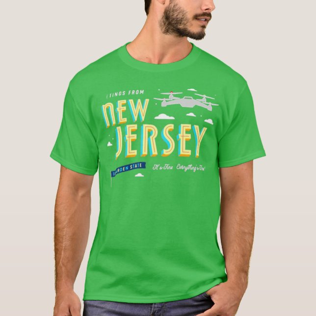 New Jersey Drones - Everything's Fine T-Shirt (Front)