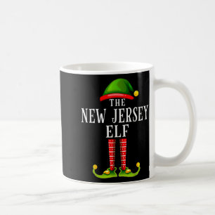 New Jersey Elf Christmas Matching Family Group Pjs Coffee Mug