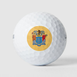 NEW JERSEY FLAG GOLF BALLS