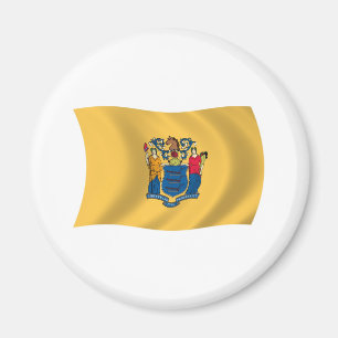 New Jersey Flag Magnet