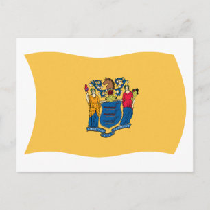 New Jersey Flag Postcard