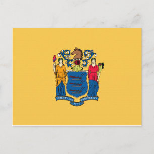 New Jersey Flag Postcard