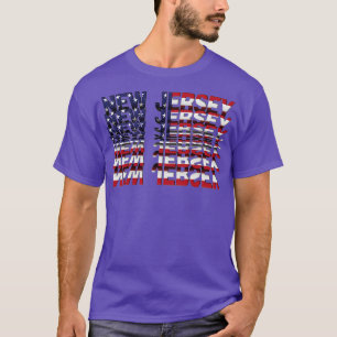 New Jersey Flip Text effect T-Shirt