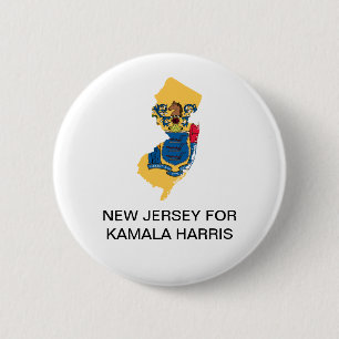 NEW JERSEY for Kamala Harris 2020 Button