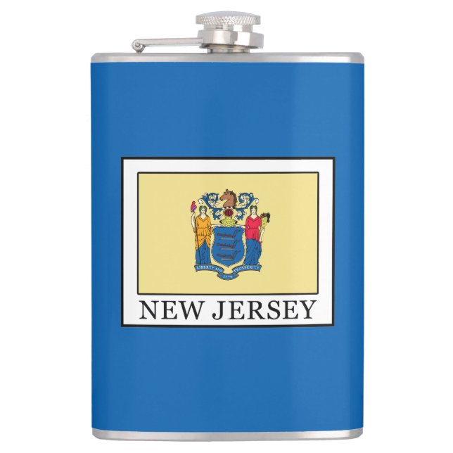 New Jersey Hip Flask (Front)