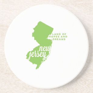 new jersey hopes and dreams apple green coaster