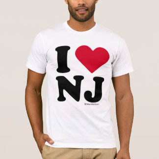 NEW JERSEY - "I LOVE NJ" "I LOVE NEW JERSEY" T-Shirt
