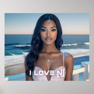 NEW JERSEY - I LOVE NJ POSTER