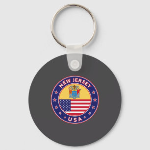 New Jersey Keychain
