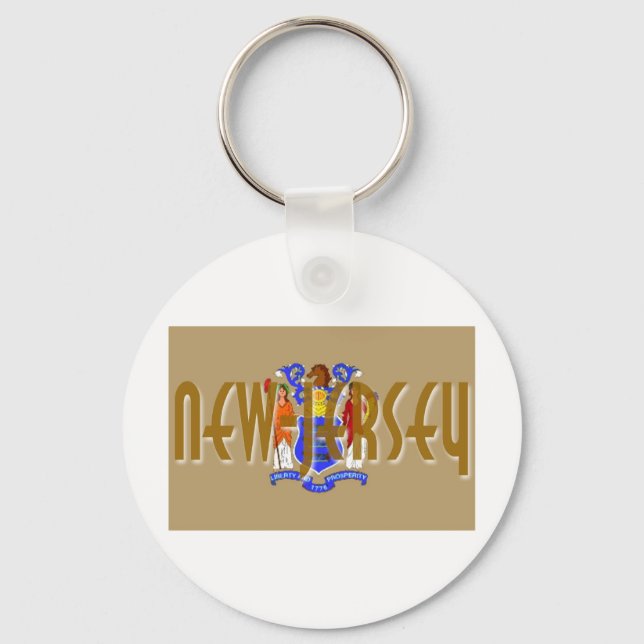New Jersey Keychain (Front)