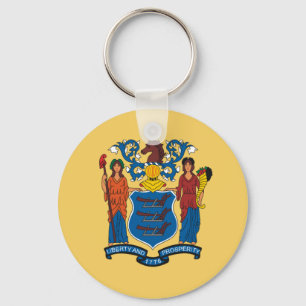 New Jersey Keychain