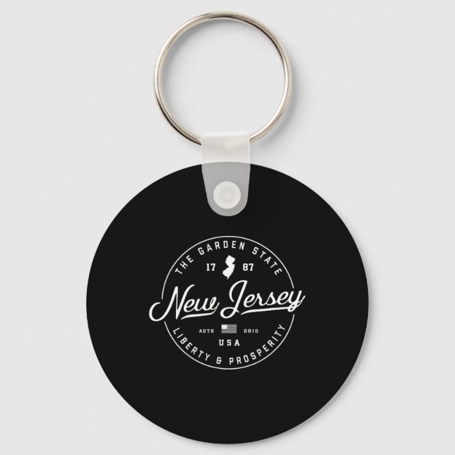 New Jersey  Keychain (Front)