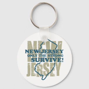 New Jersey Keychain
