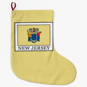 New Jersey Large Christmas Stocking