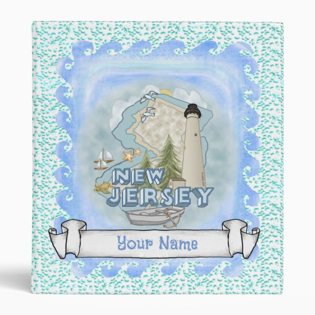 New Jersey Lighthouse Binder (Front)