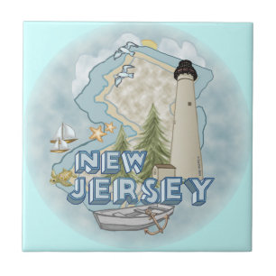New Jersey Lighthouse Tile