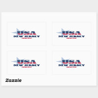 New Jersey My Home State Sticker