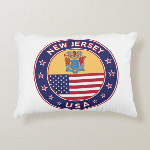 New Jersey, New Jersey sticker, phone case, bag Accent Pillow