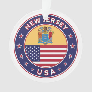 New Jersey, New Jersey sticker, phone case, bag Ornament