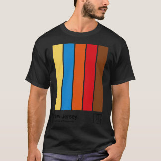 New Jersey Original Minimalist Artwork Design T-Shirt