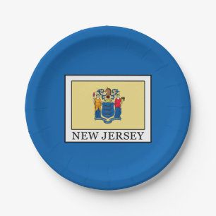 New Jersey Paper Plate