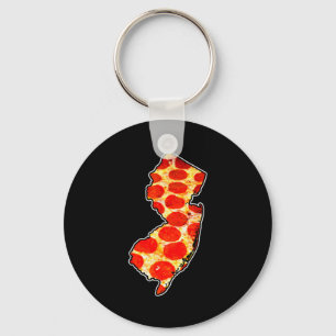 New Jersey Pepperoni Zza  Keychain