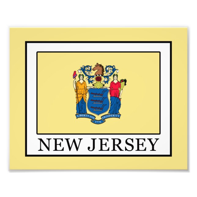 New Jersey Photo Print (Front)