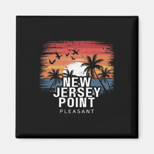 New Jersey Point Pleasant Surfing Surfer Magnet