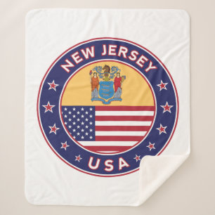 New Jersey Sherpa Blanket