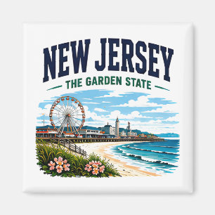 New Jersey Shore Adventure Magnet