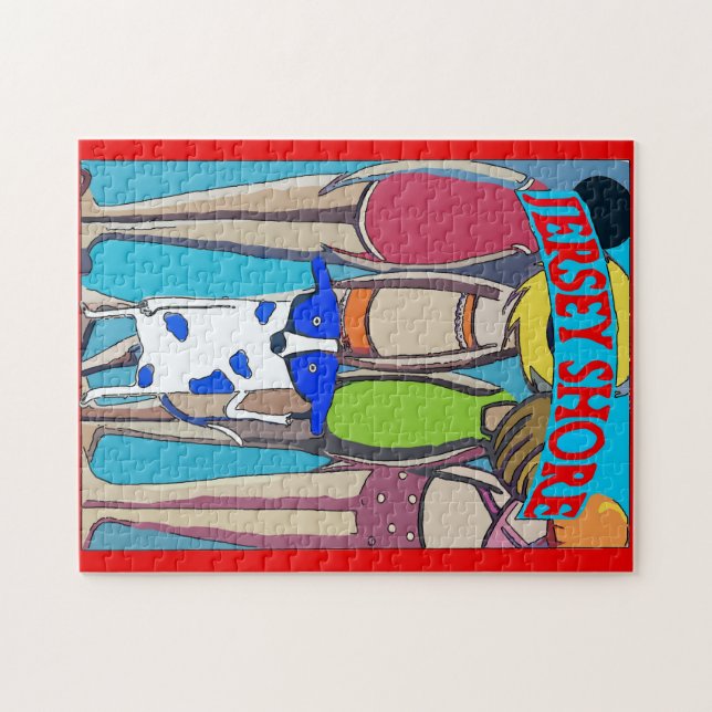 New Jersey, Shore dog, Jigsaw Puzzle (Horizontal)