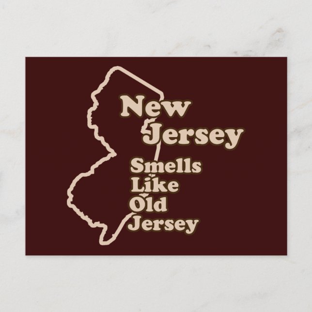 New Jersey Smells Like Old Jersey Postcard (Front)