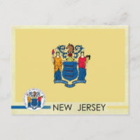 New Jersey State Flag and Seal