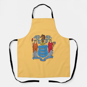 New Jersey State Flag Apron