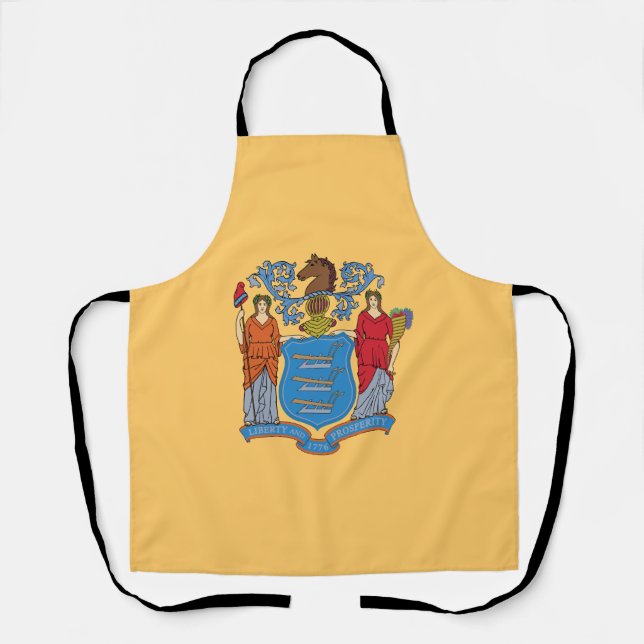 New Jersey State Flag Apron (Front)
