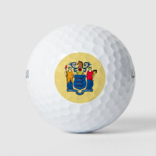 New Jersey State Flag Design Golf Balls
