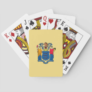 New Jersey State Flag Design Playing Cards