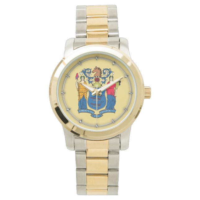 New Jersey State Flag Design Watch (Front)