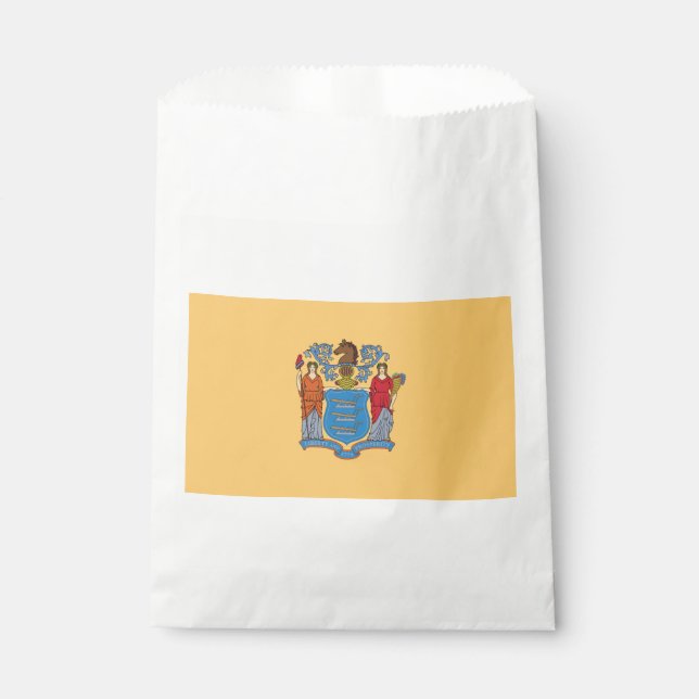 New Jersey State Flag Favour Bag (Front)