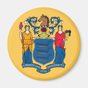 New Jersey State Flag Magnet