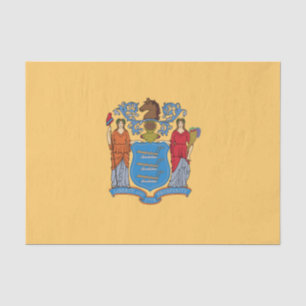 New Jersey State Flag Tissue Paper
