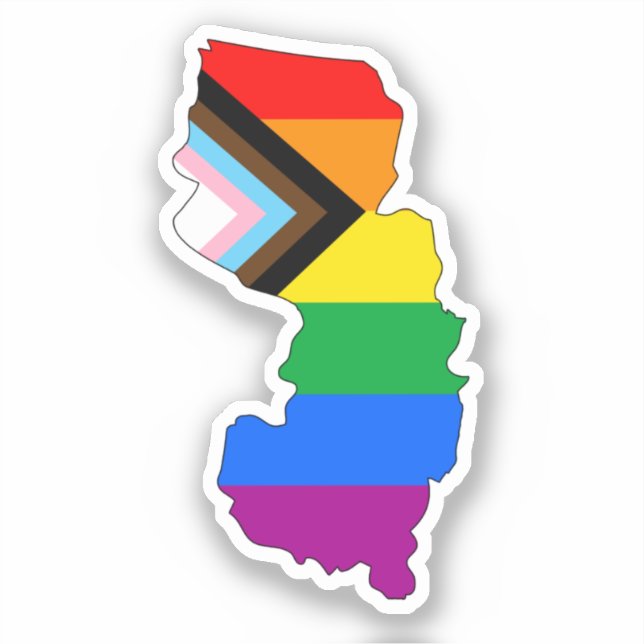New Jersey State Pride LGBTQ Progress Pride (Front)