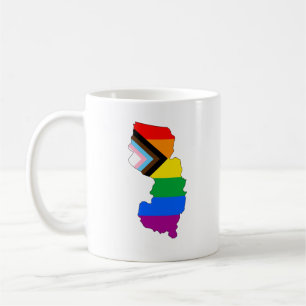 New Jersey State Pride LGBTQ Progress Pride Coffee Mug