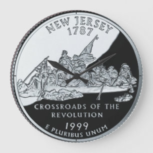 New Jersey State Quarter Clock