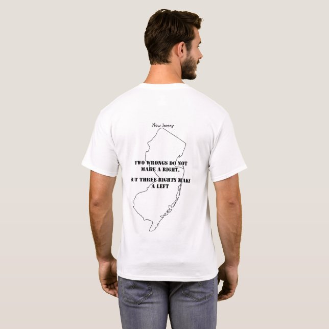 New Jersey  T-Shirt (Back Full)