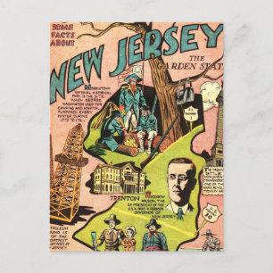 New Jersey the Garden State Postcard
