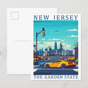 New Jersey the Garden State USA Travel Place Postcard