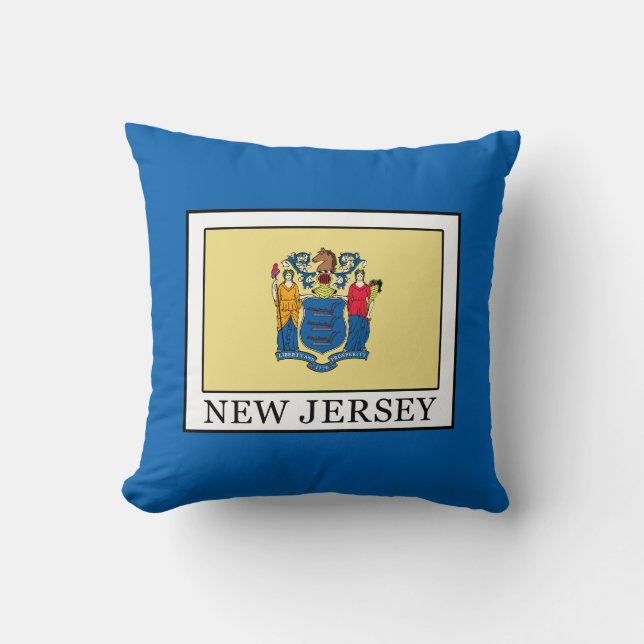 New Jersey Throw Pillow (Front)